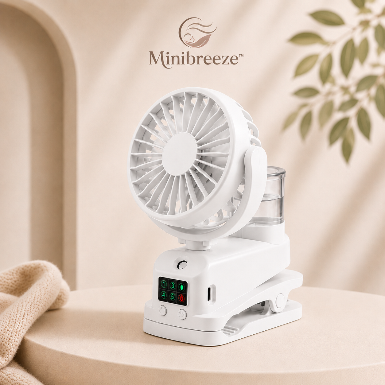 MiniBreeze™ | Ventilateur Brumisateur pour Poussette