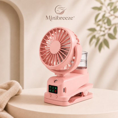 MiniBreeze™ | Ventilateur Brumisateur pour Poussette