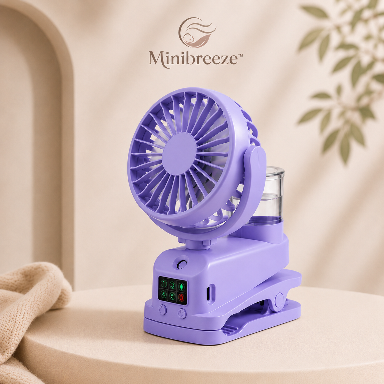 MiniBreeze™ | Ventilateur Brumisateur pour Poussette